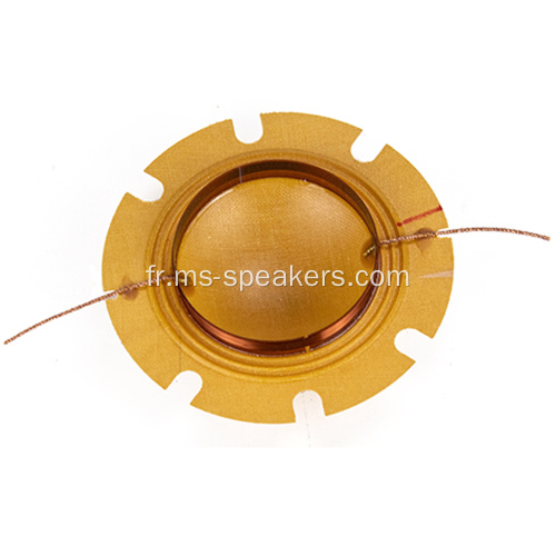 Bobine de voix de diaphragme phénolique de 38 mm pour les haut-parleurs PA